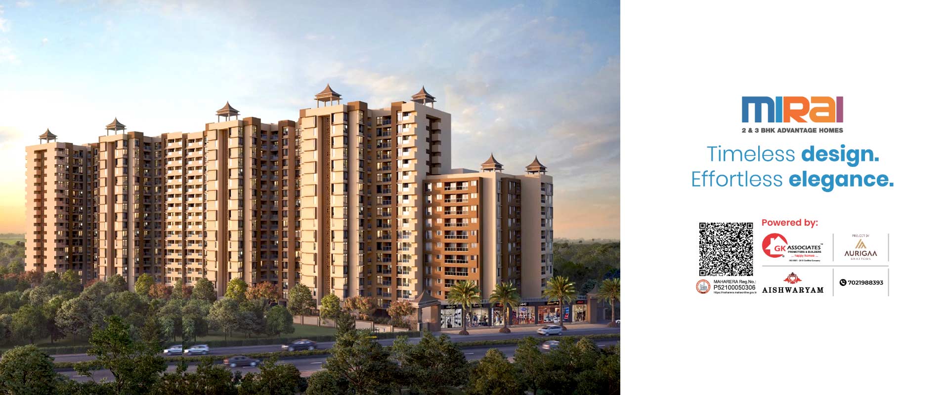 GK Mirai Punawale | 1 & 2 BHK Flat in Pune wale